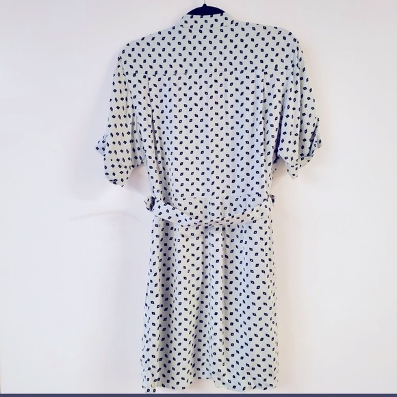 Equipment Absalone dress sz 4/Sm Mod Sheath Silky Preppy Mini MIDI Floral Dress - Picture 4 of 11